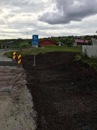 Veibygging på Engan